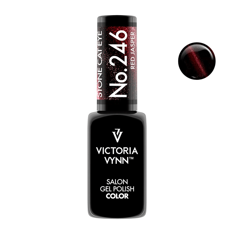 Гель-лак Victoria Vynn 246 Red Jasper колекція "Котяче Око"