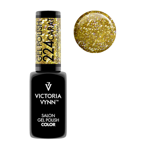 Гель-лак Victoria Vynn 224 Carat Gold Diamond (золотий карат) 8 мл