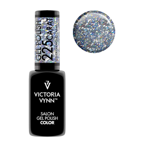 Гель-лак Victoria Vynn 225 Carat Silver Diamond (срібний карат) 8 мл