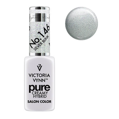 Гель-лак Victoria Vynn 146 Silver Blink (срібне блимання) 8 мл