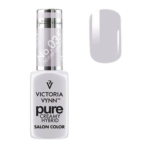 Гель-лак Victoria Vynn 035 Silvery Cement (срібний цемент) 8 мл