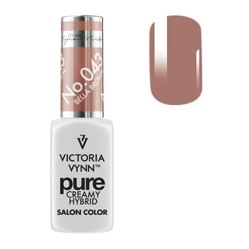 Гель-лак Victoria Vynn 043 Bella Brown (коричневий) 8 мл