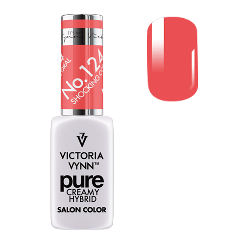 Гель-лак Victoria Vynn 124 Shocking Coral (шокуючі корали) 8 мл
