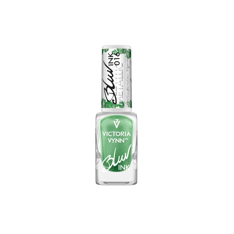 Чорнило Victoria Vynn 016 Blur Ink Metallic (зелений металік) 8 мл