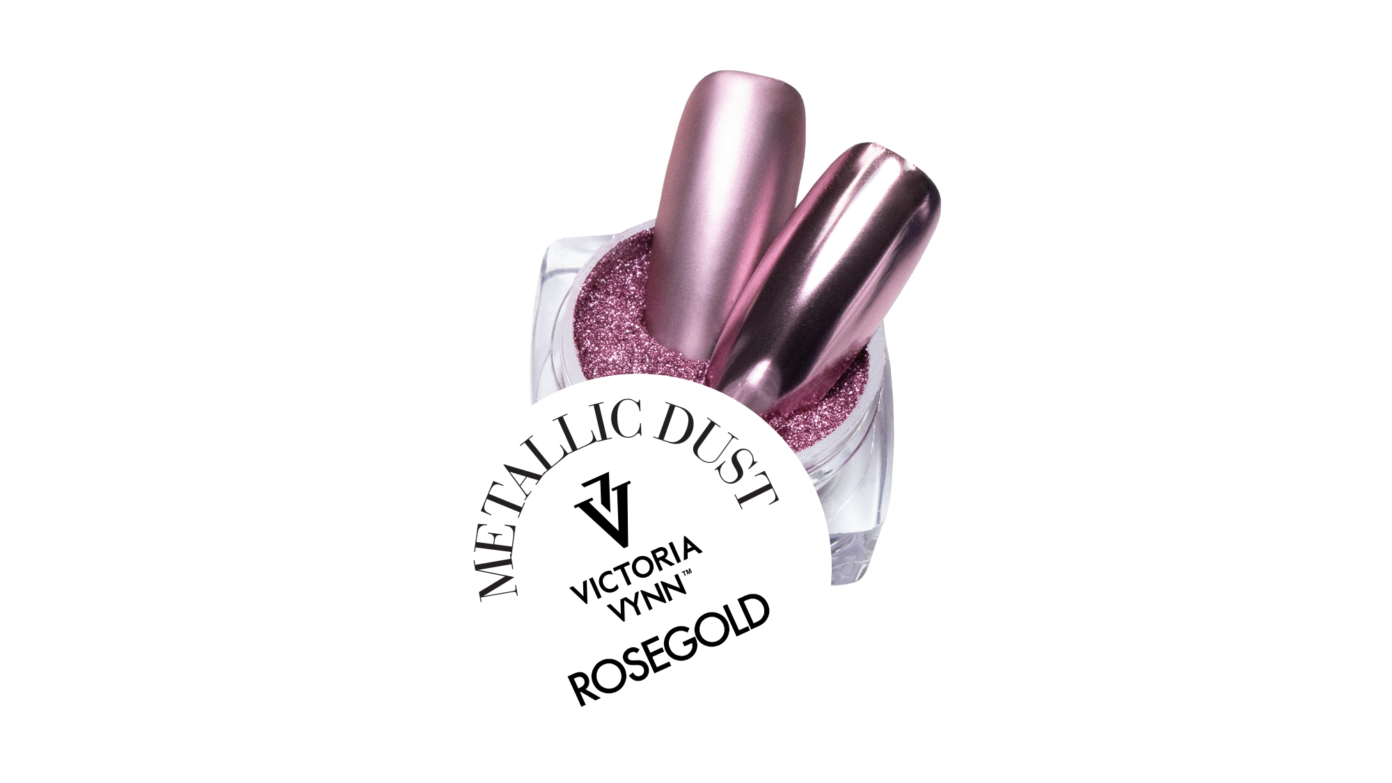 Втирка Victoria Vynn металевий пил Metallic Rosegold (рожевий) 2 г