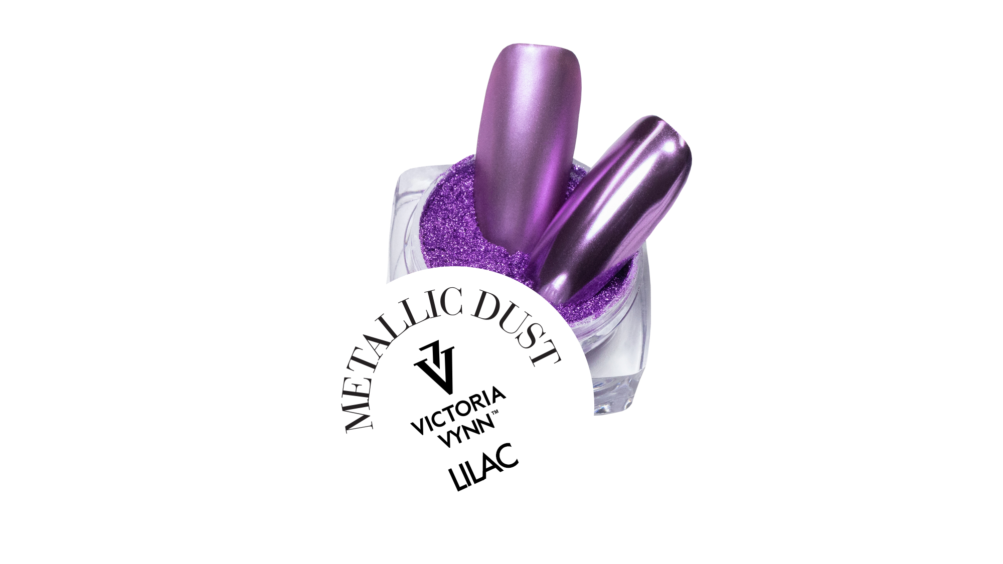 Втирка Victoria Vynn металевий пил Metallic Lilac (ліловий) 2 г