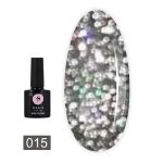 Гель-лак Saga Fiery gel світловідбивний 8 мл (015)