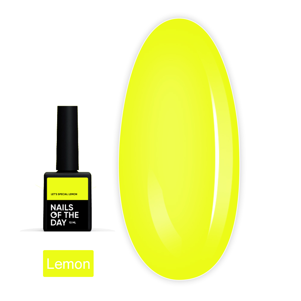 Гель-лак NailSofTheDay Let`s Spetial 10 мл (Lemon)