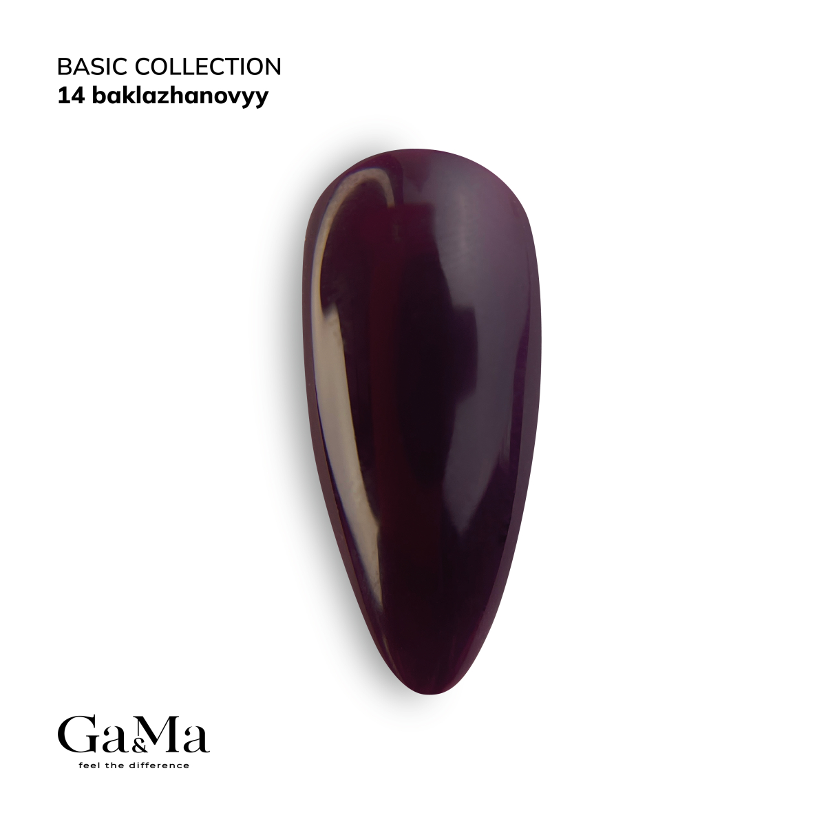 GA&MA Basic collection 014 baklazhanovyy / Базова колекція 014 баклажановий