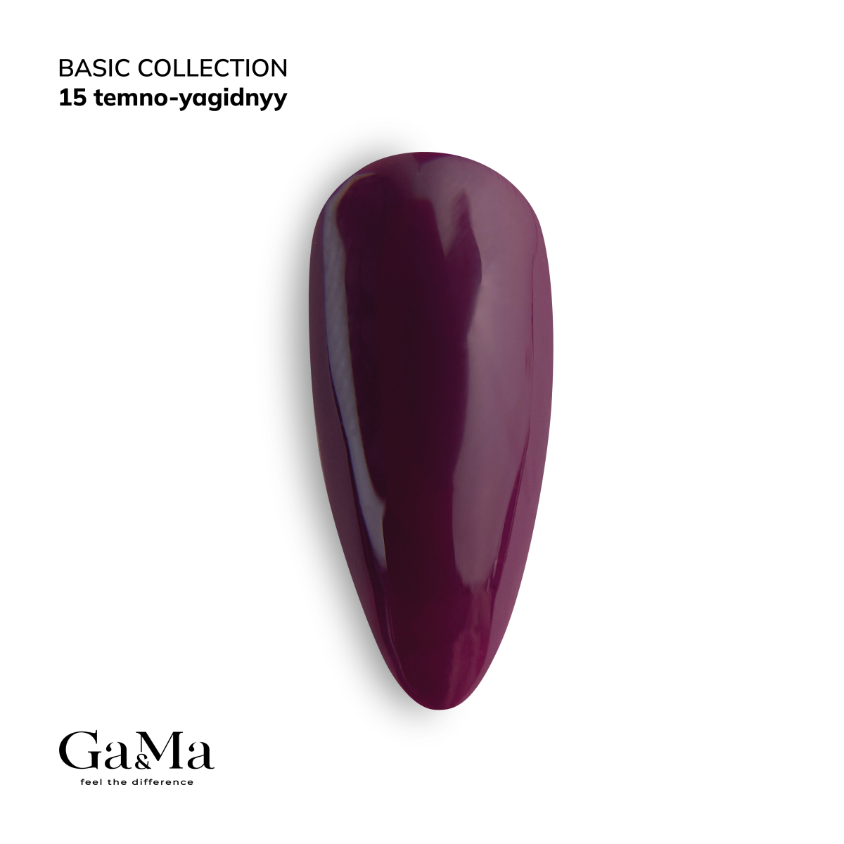 GA&MA Basic collection 015 temno-yagidnyy / Базова колекція 015 темно-ягідний