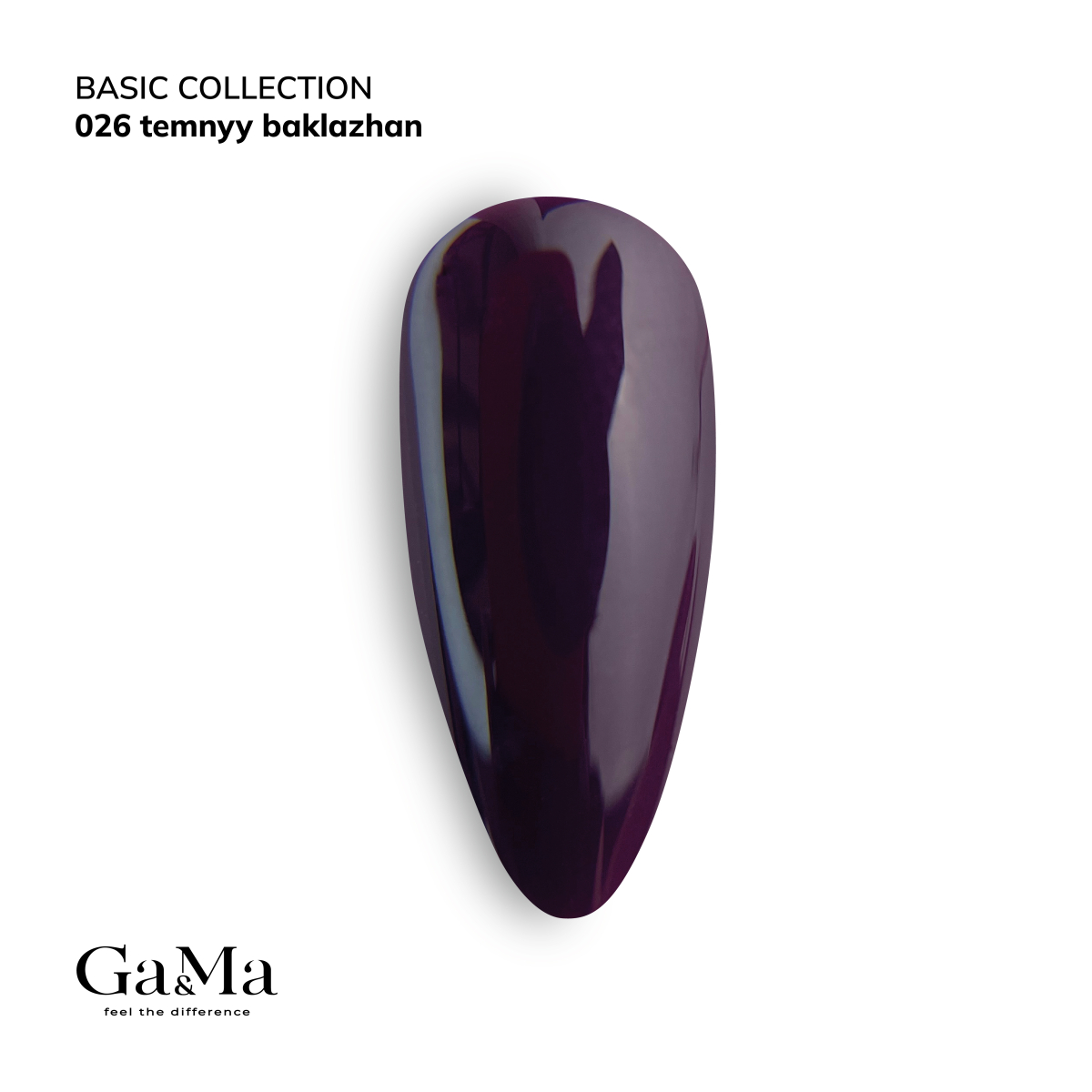 GA&MA Basic collection 026 temnyy baklazhan / Базова колекція 026 темний баклажан