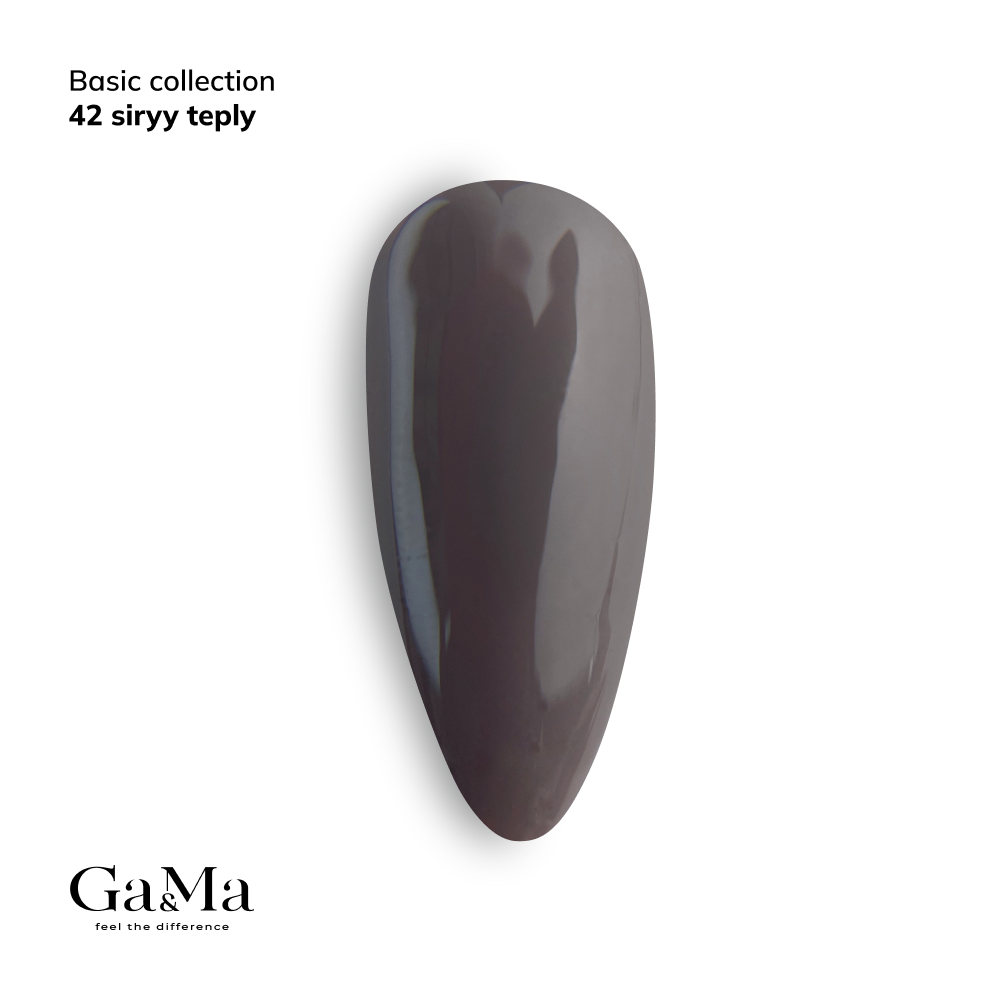 GA&MA Basic collection 042 siryy teply / Базова колекція 042 сірий теплий
