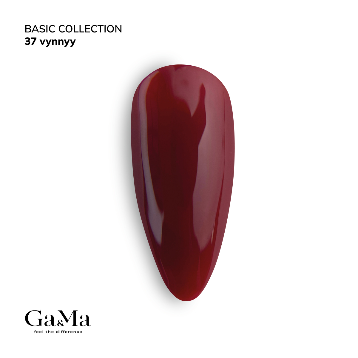 GA&MA Basic collection 037 vynnyy / Базова колекція 037 винний