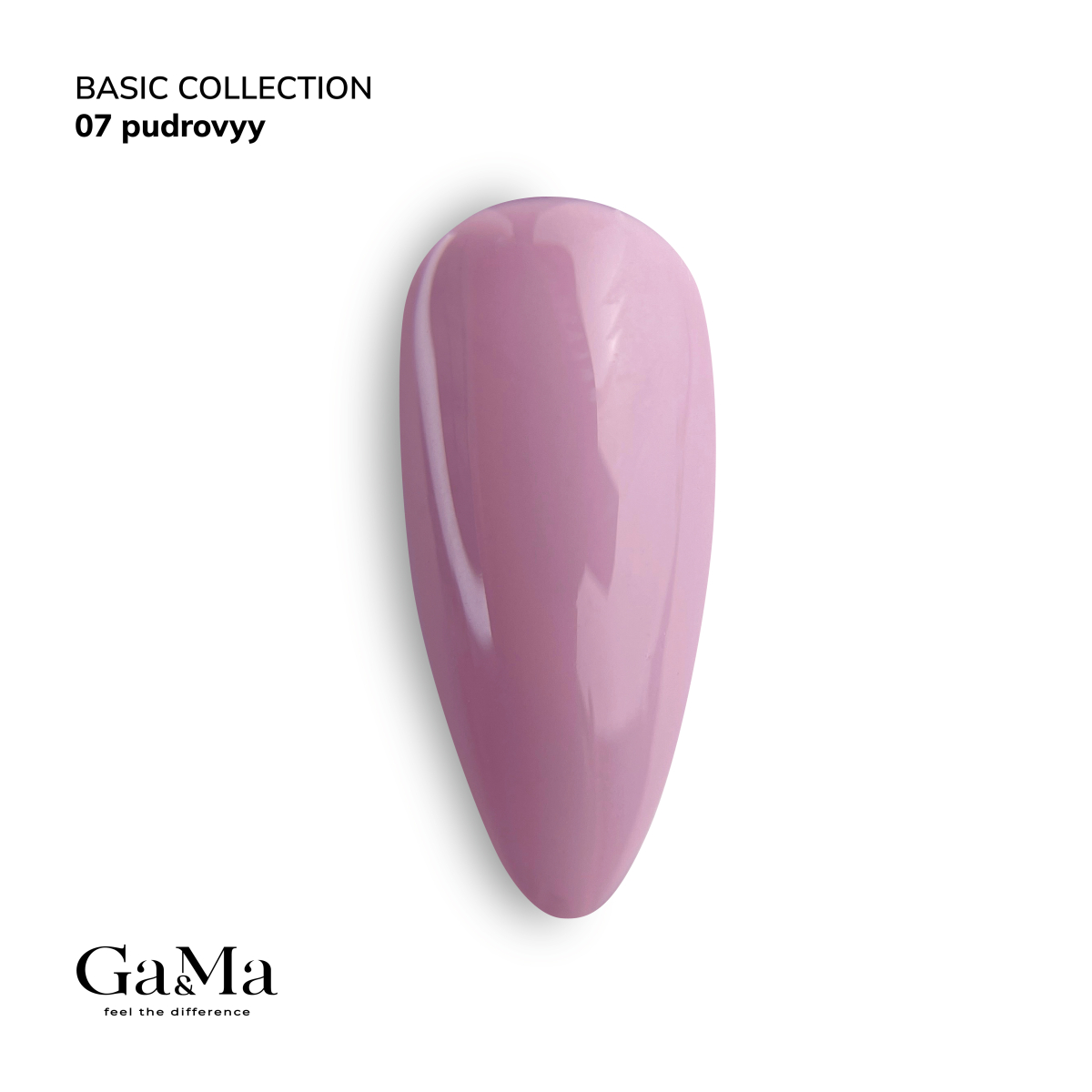 GA&MA Basic collection 007 pudrovyy / Базова колекція 007 пудровий