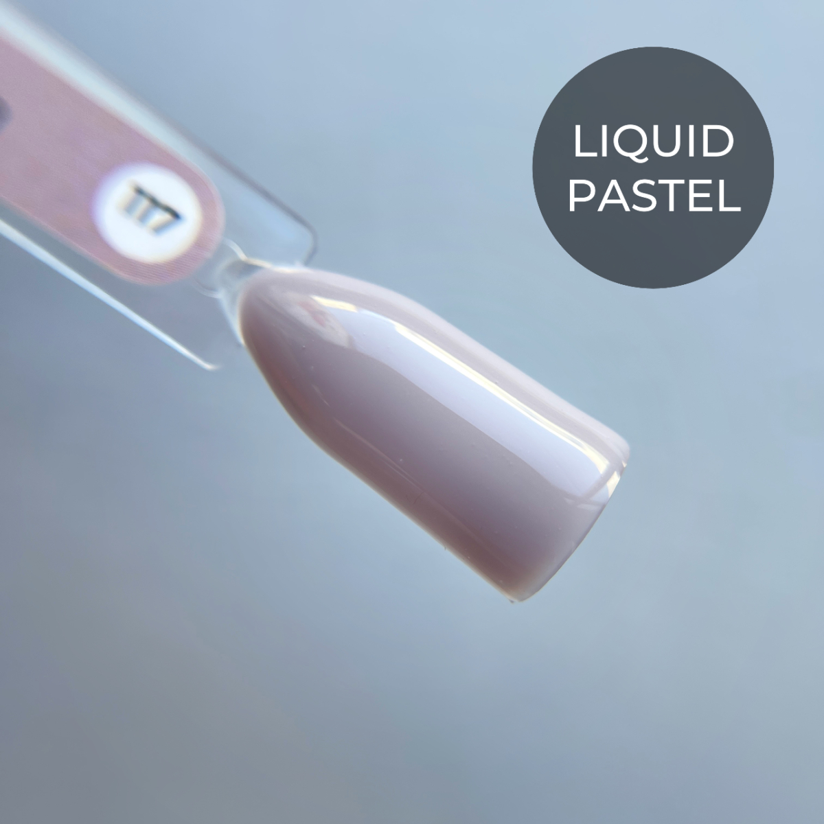 Liquid pastel 117 Malva / Рідка пастель 117 Мальва
