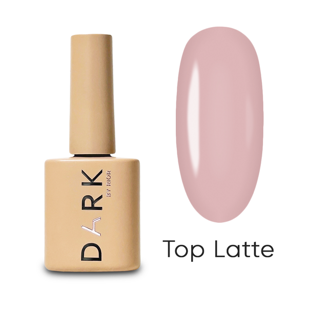 Топ для гель-лаку без липкого шару Dark Top No Wipe Latte 10 мл