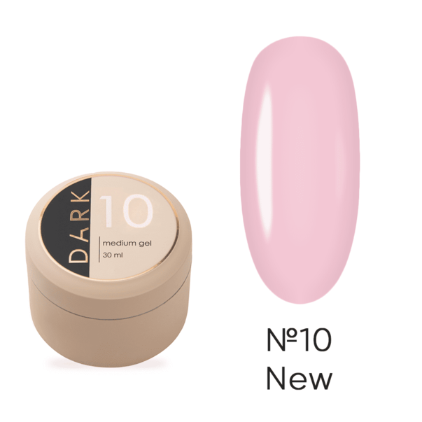 Гель для нарощування середній Dark Medium №10 New 30 мл