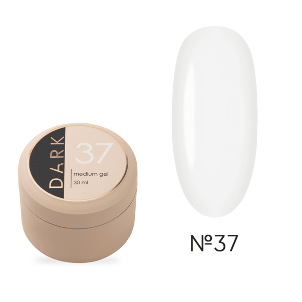 Гель для нарощування середній Dark Medium Gel №37 30 мл