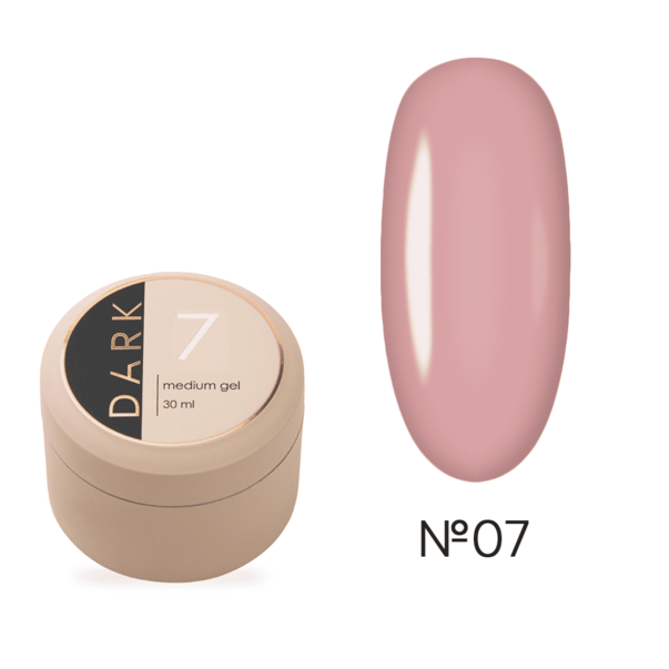 Гель для нарощування середній Dark Medium Gel №07 30 мл