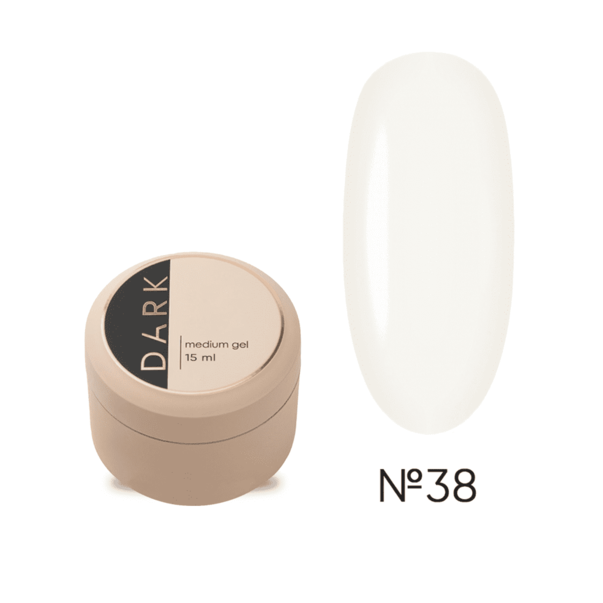 Гель для нарощування середній Dark Medium Gel №38 15 мл