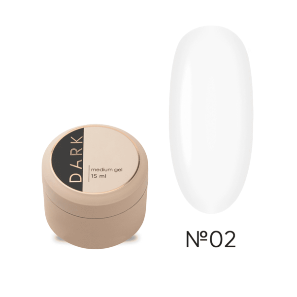 Гель для нарощування середній Dark Medium Gel №2 15 мл
