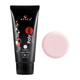 Полігель Polymix з шиммером Light Pink 60 г