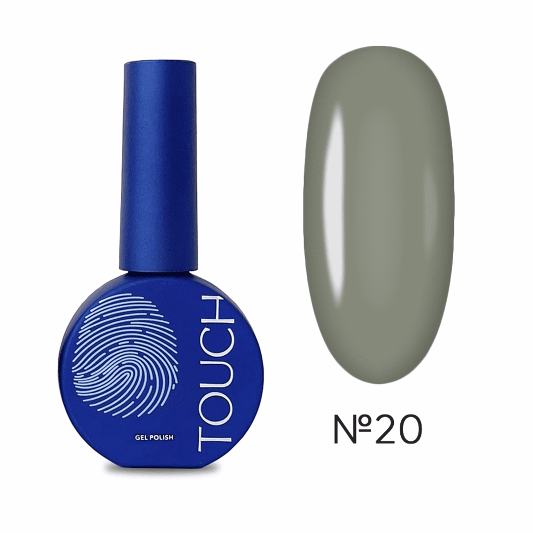 Гель-лак Touch Gel Polish №20 зелений 9 мл
