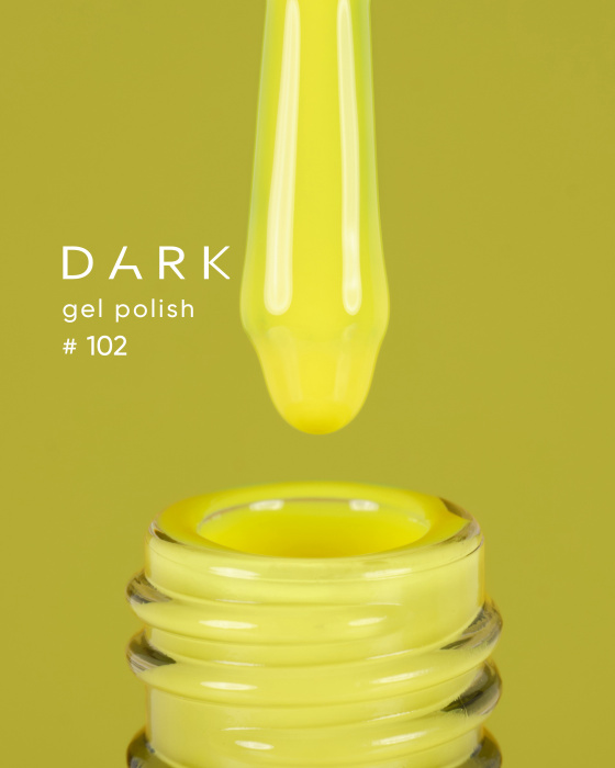 Гель лак Dark Gel polish №102, 10 ml.