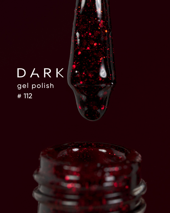 Гель лак Dark Gel polish №112, 6 ml.