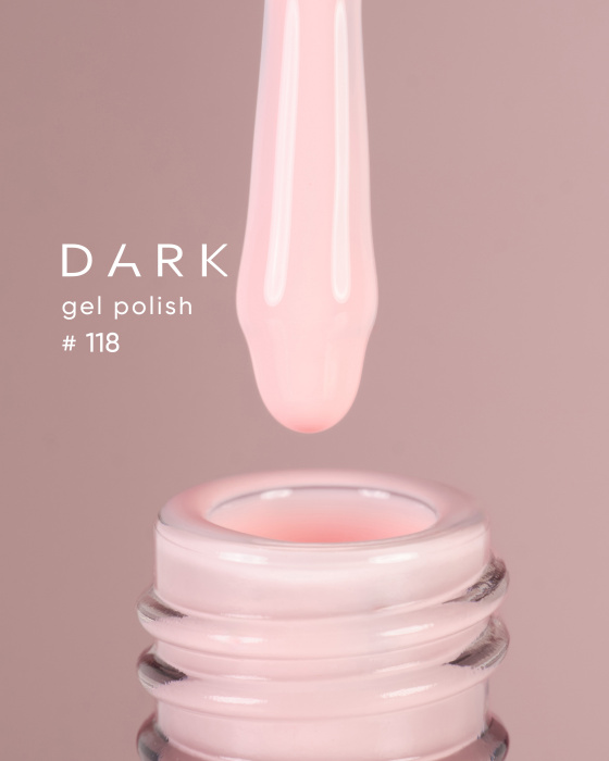 Гель лак Dark Gel polish №118, 10 ml