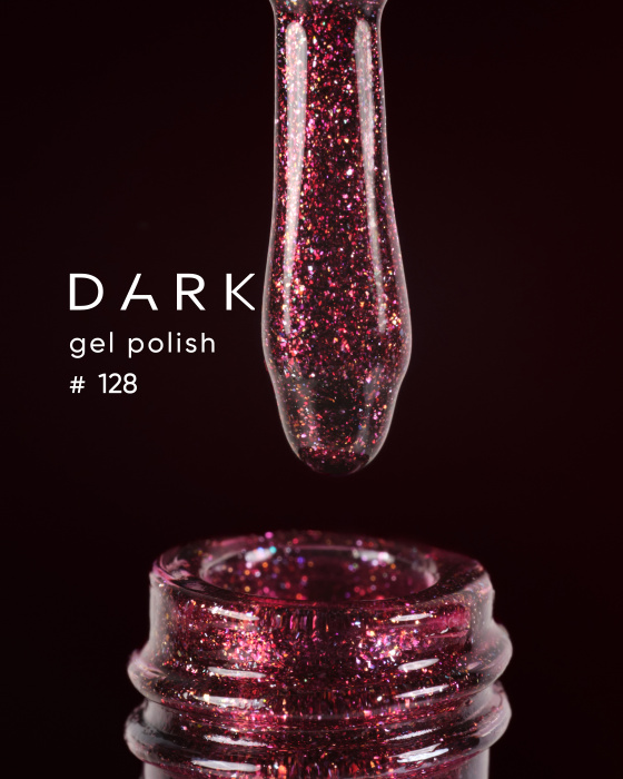 Гель лак Dark Gel polish №128, 6 ml