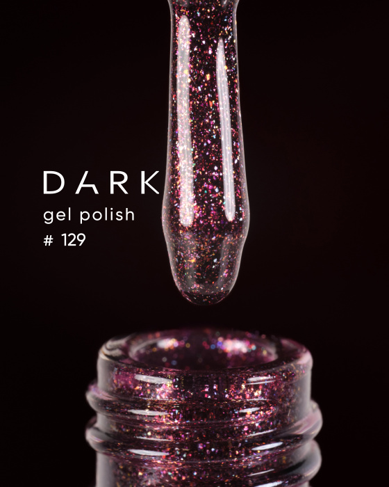 Гель лак Dark Gel polish №129, 6 ml