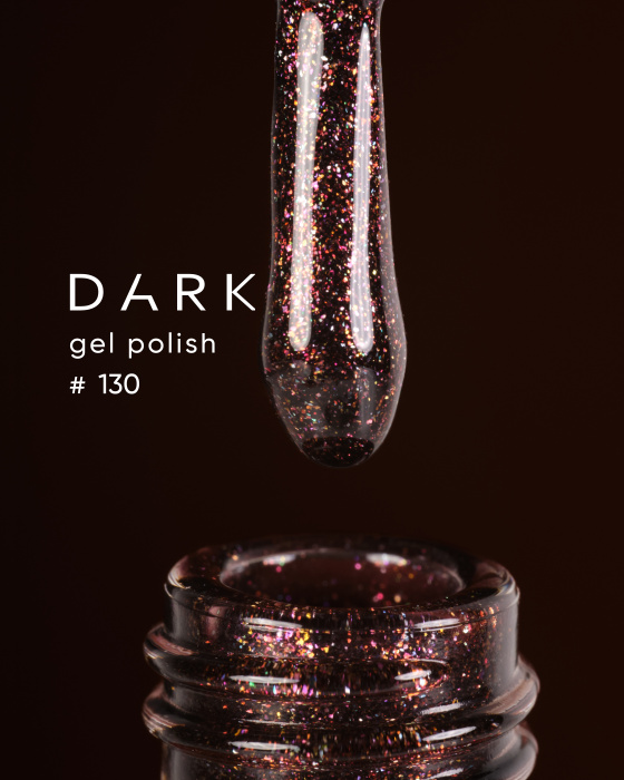 Гель лак Dark Gel polish №130, 6 ml