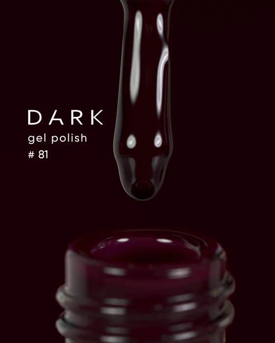 Гель лак Dark Gel polish №81, 6 мл.