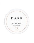 DARK Iconic Gel 13 — рідкий гель для зміцнення та нарощення нігтів, 15 мл