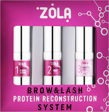 ZOLA Набір для ламінування NEW Brow&Lash Protein Reconstruction System