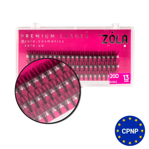 ZOLA Вії-пучки 20D 13 mm